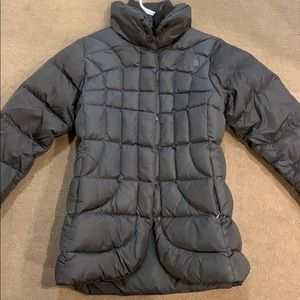 The North Face gray winter jacket